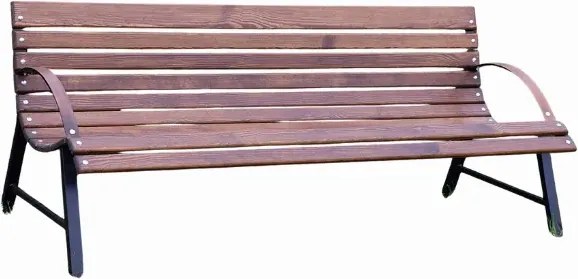Drewniana ławka tarasowa 120 cm L3-S19