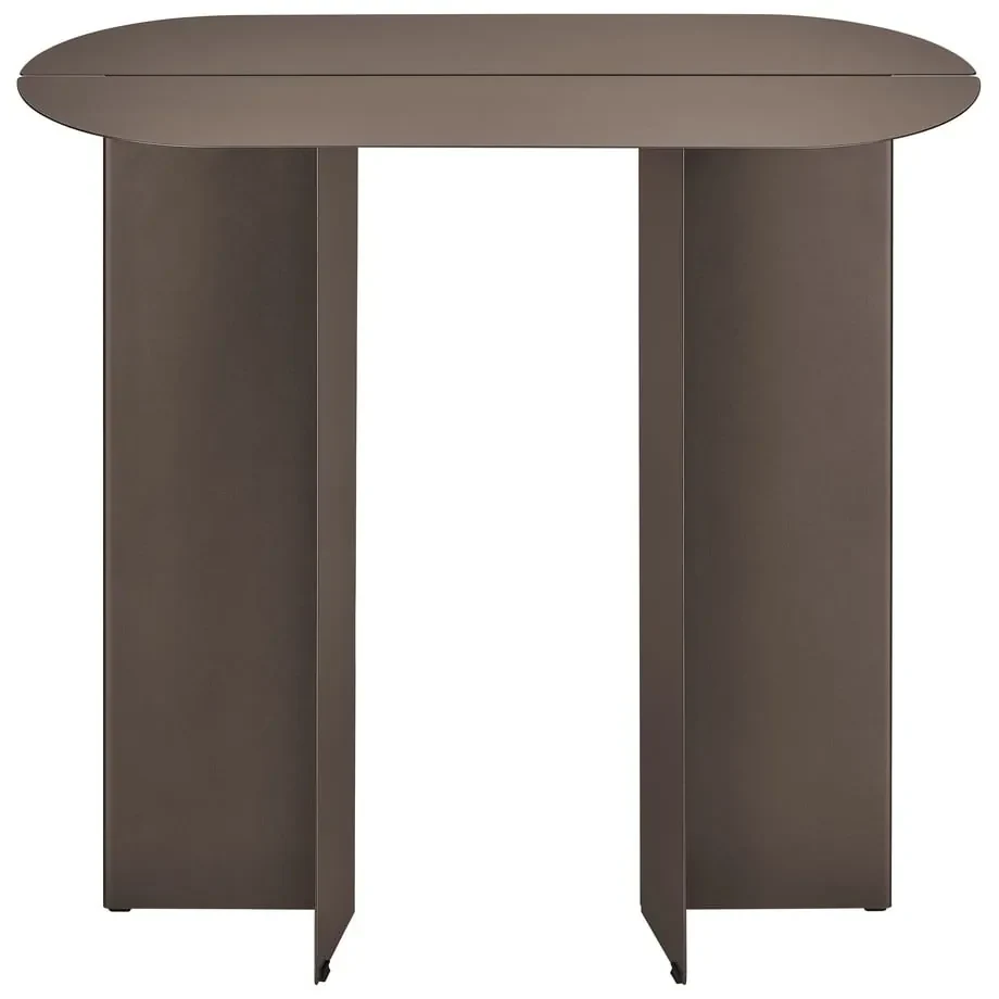 Brązowa stalowa konsola 35x80 cm Oru – Blomus