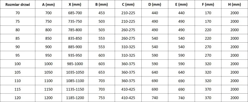 Mexen Mist drzwi prysznicowe uchylne 85 cm, transparent, chrom - 8A4-085-000-01-00