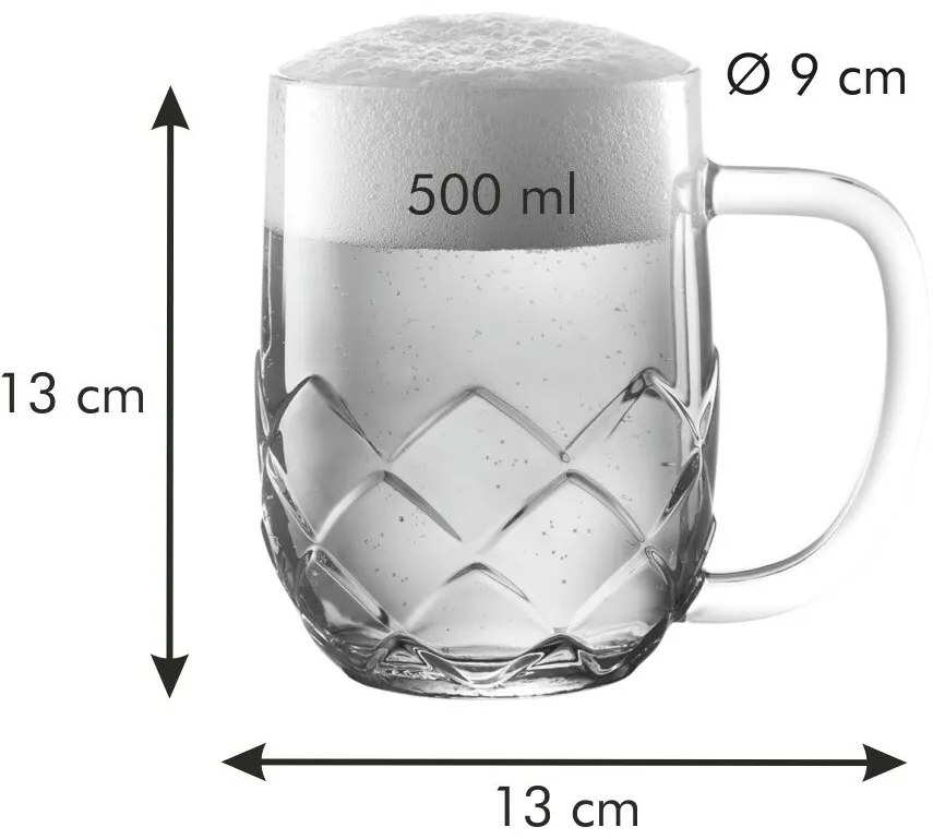 Tescoma Kufel na piwo myBEER Lupulus, 0,5 l, 0,5 l