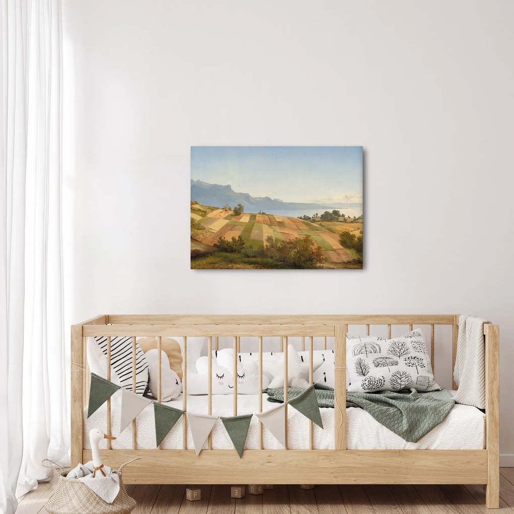 Obraz - Alexandre Calame, Swiss Landscape, reprodukcje (70x50 cm)
