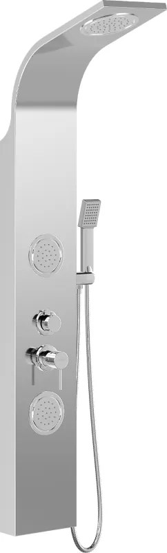 Mexen Gros panel prysznicowy, chrom - 7619-03-00