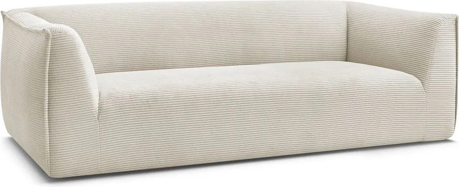 Beżowa sztruksowa sofa 242 cm Giorgia – Bobochic Paris