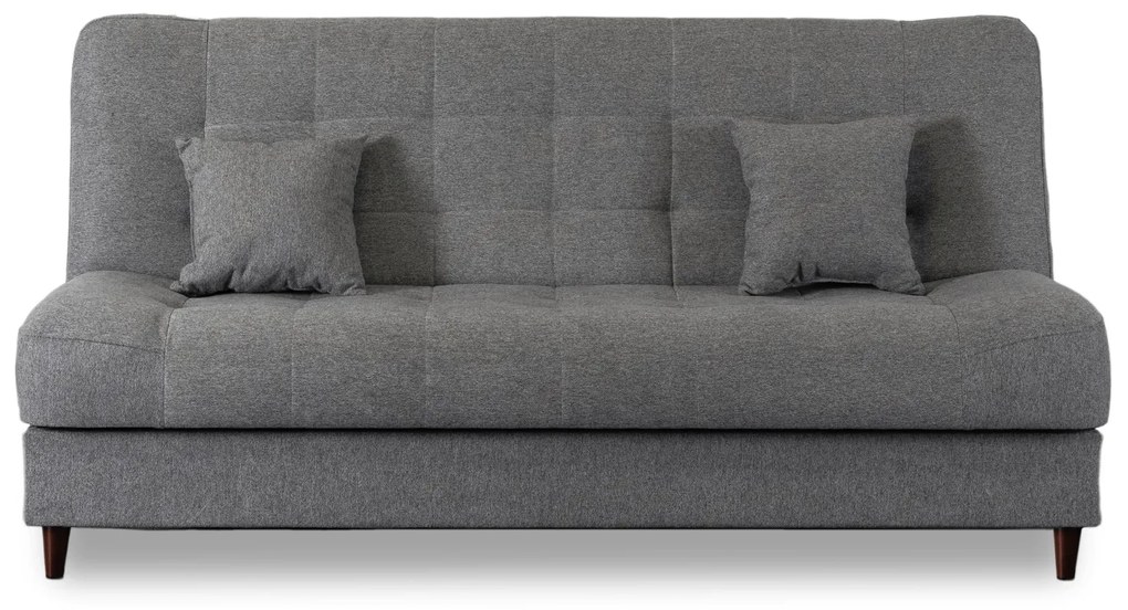 Sofa z Funkcją Spania NEPAL Wersalka Rozkładana Dwuosobowa Szara Nowoczesna do Salonu