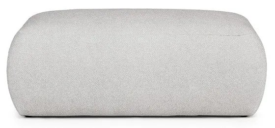 Jasnoszary podnóżek z materiału bouclé Mirel – Rodier