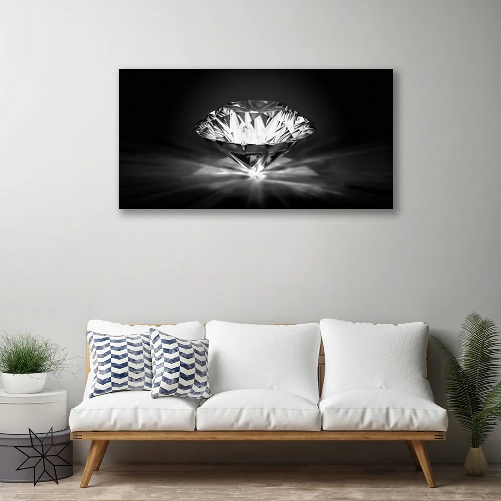 Obraz canvas Kryształowy Blask Diamentu