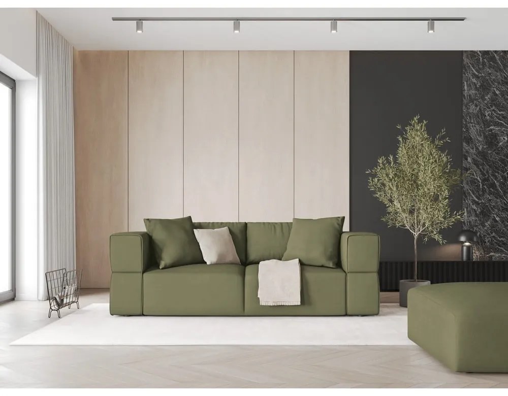 Jasnozielona sofa 214 cm Esther – Milo Casa