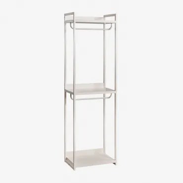 Otwarta Szafa Z Żelaza Velunis Gardenia Biel - Sklum