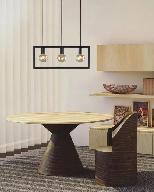 Industrialna lampa wisząca nad stół - S099 N4-N41