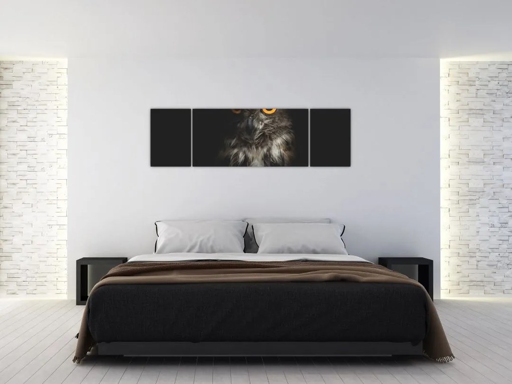Obraz sowy (170x50 cm)