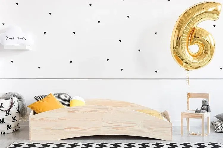 Drewniane łóżko dziecięce P1-T93