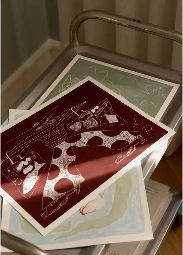 Plakat 70x50 cm Sam Shopping – Lucia Tuffley – The Poster Club