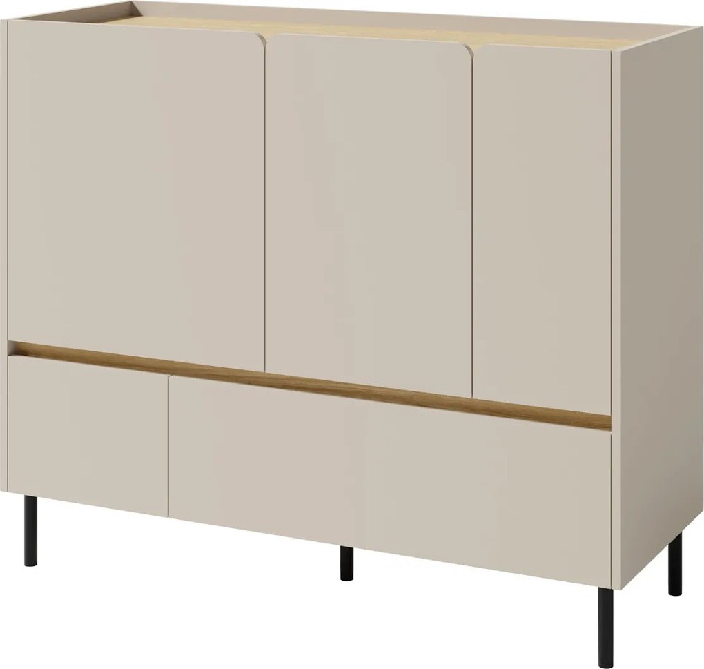 Komoda MURO 120 cm do Salonu Sypialni Odcienie beżu
