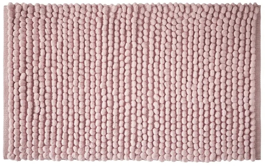 Różowy dywanik łazienkowy 50x80 cm Aspen Bobble – Bianca