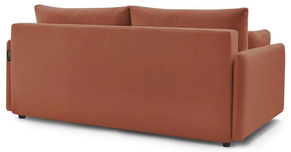 Pomarańczowa rozkładana sofa 211 cm Marcel – Bobochic Paris