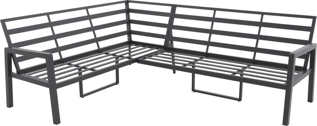 Doppler LIFE - ogrodowy aluminiowy narożny zestaw obiadowy