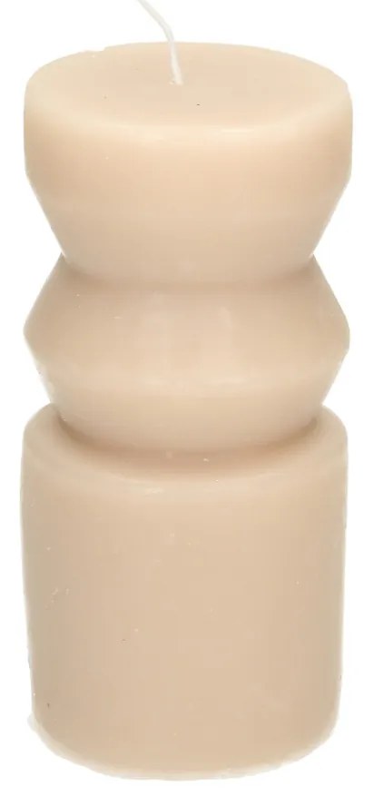 Świeca Cornelia 14cm beige