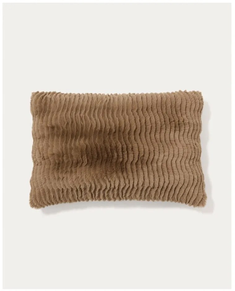 Poszewka na poduszkę ze sztucznego futra 40x60 cm Afni – Kave Home