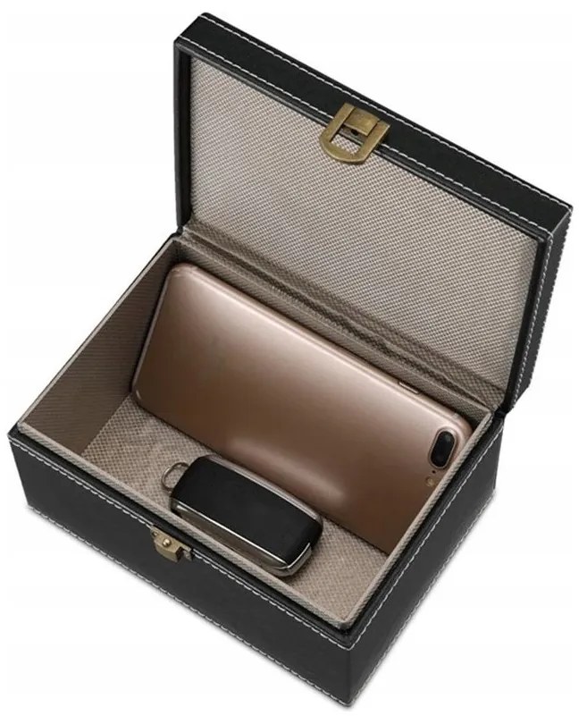 Klatka FARADAYA PUDEŁKO DUŻE 17CM NA KLUCZE do Samochodu Keyless Karty Etui