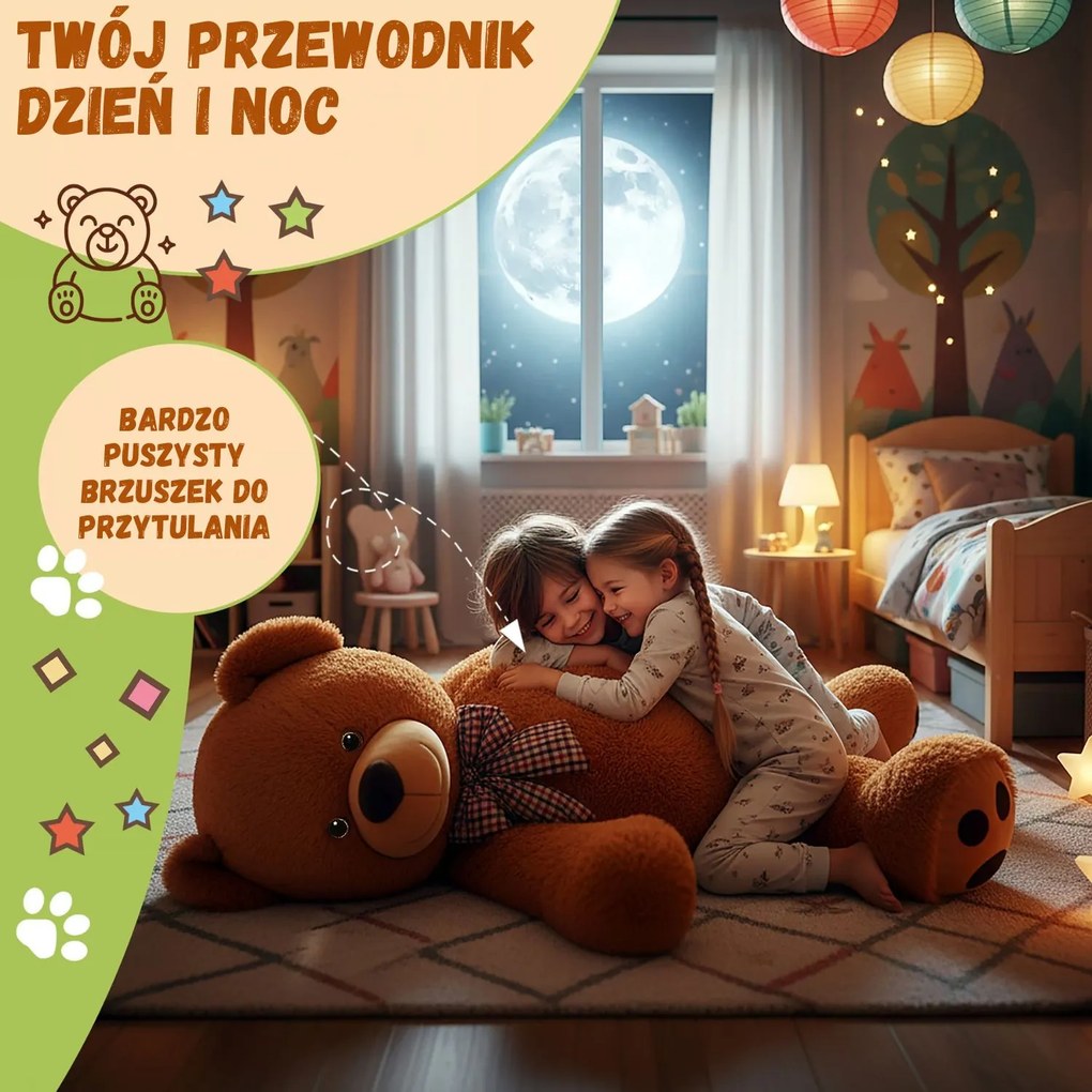 Duży pluszowy miś BENY, 100cm, brązowa Monzana