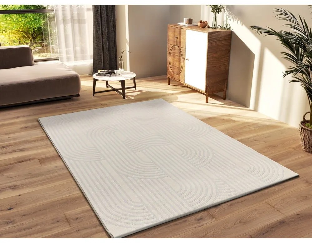 Jasnoszaro-kremowy dywan 80x150 cm Baresa – Universal