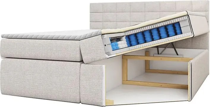 Łóżko kontynentalne 120x200 A2-L62