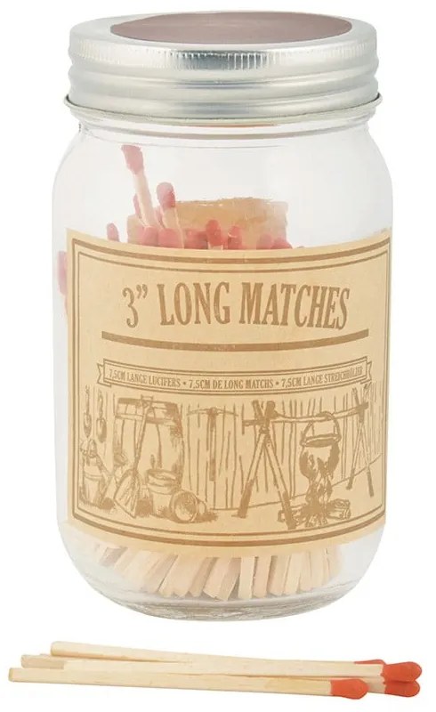 Zapałki w słoiku Esschert Design Long Matches