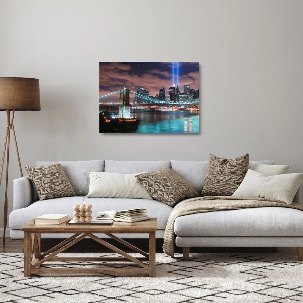 Obraz na szkle - Nowy Jork, Manhattan (70x50 cm)