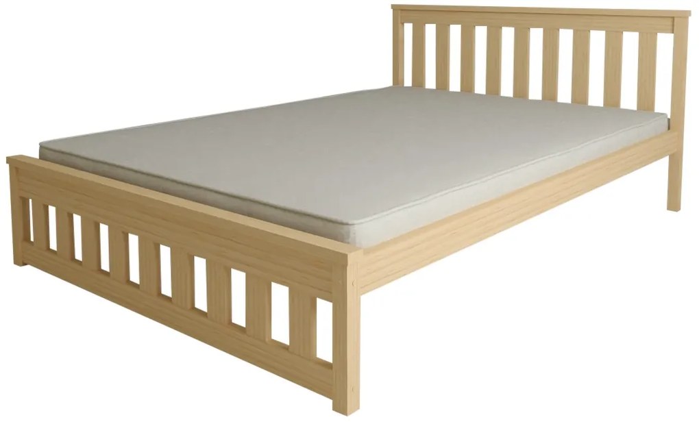 Łóżko MAICA 90 x 200 cm, sosna Stelaż: Ze stelażem listwowym rolowanym, Materac: Materac Deluxe 10 cm