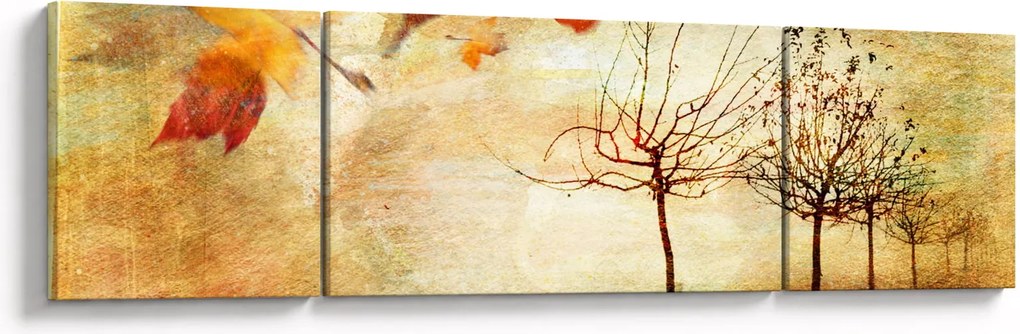 Obraz - Jesienny nastrój (170x50 cm)