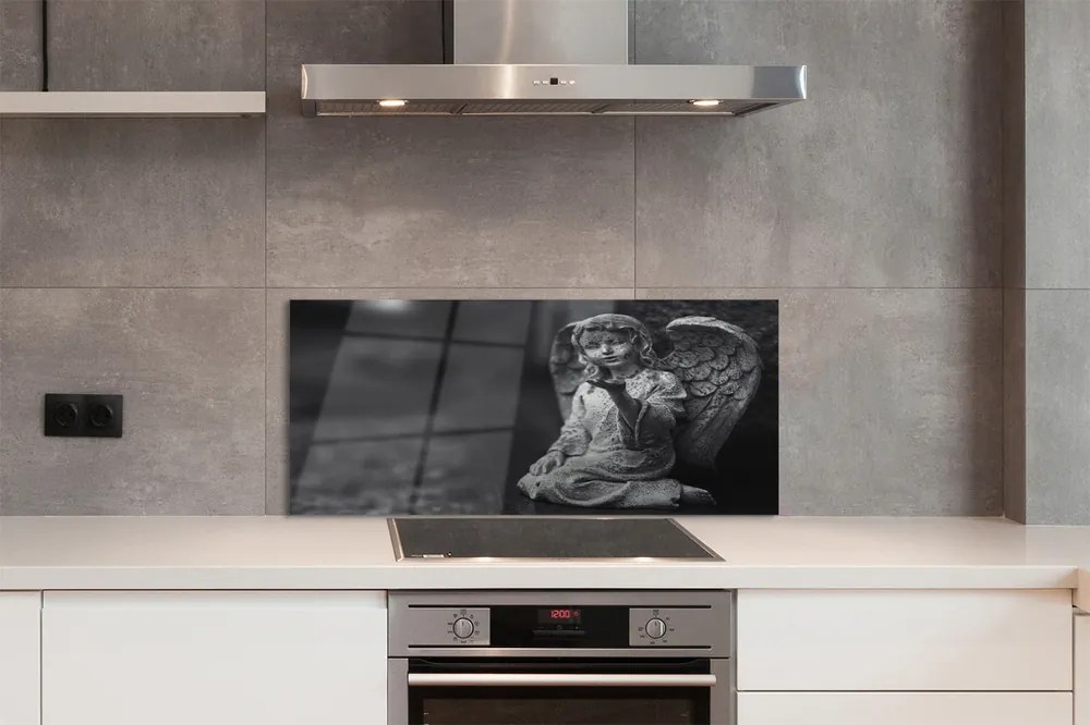 Szklany Panel Posążek Anioła