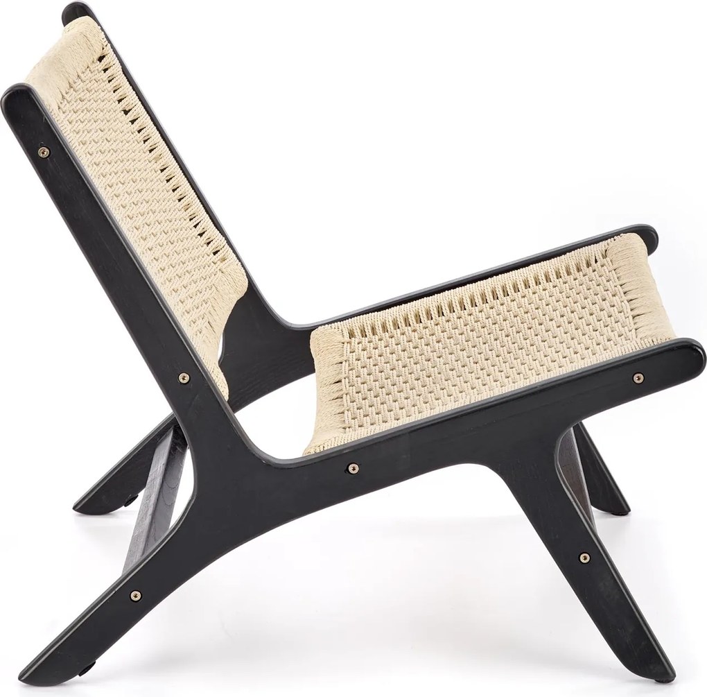 Fotel retro Foden ze sznurka