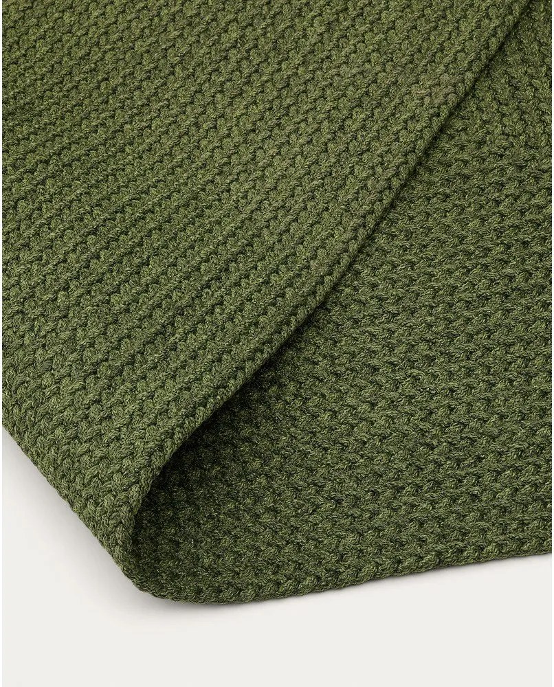 Zielony dywan odpowiedni na zewnątrz z włókien z recyklingu 160x230 cm Despas – Kave Home