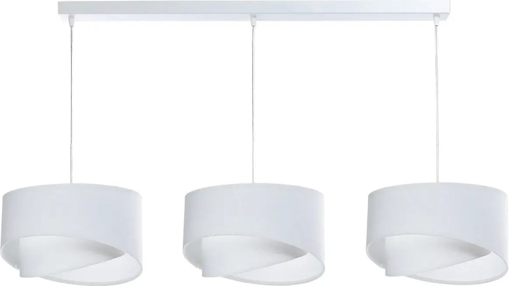 Biała skandynawska lampa wisząca nad stół - 5X S511 Z3-L24