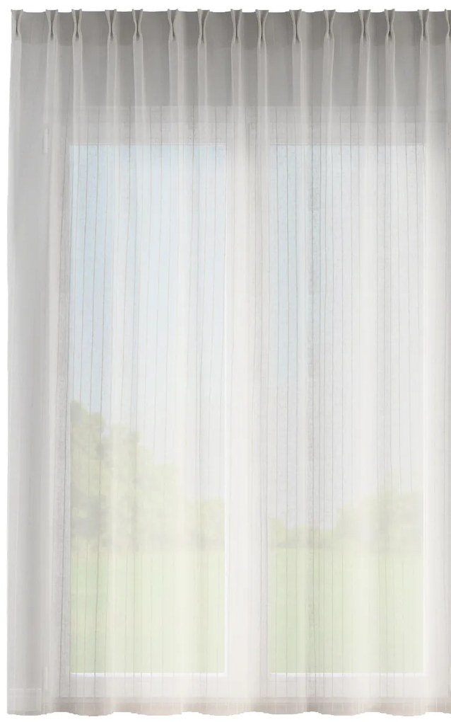 Firana na haczykach flex podwójnych