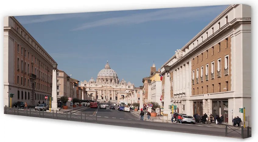 Duży obraz na płótnie Zabytkowe Ulice Rzymu