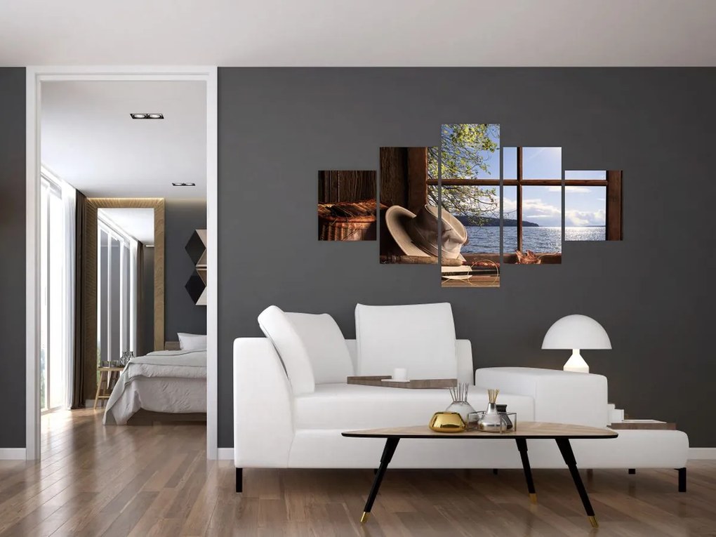 Obraz - Rybackie wyposażenie (125x70 cm)