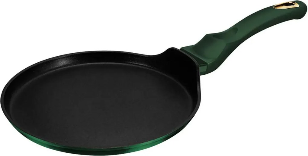 Zielona granitowa patelnia do naleśników 25cm R8-G55