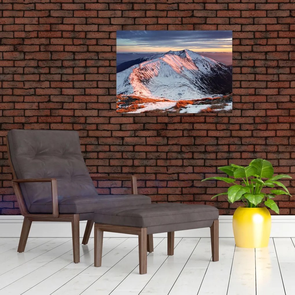 Obraz - Zimowa panorama górska II. (70x50 cm)