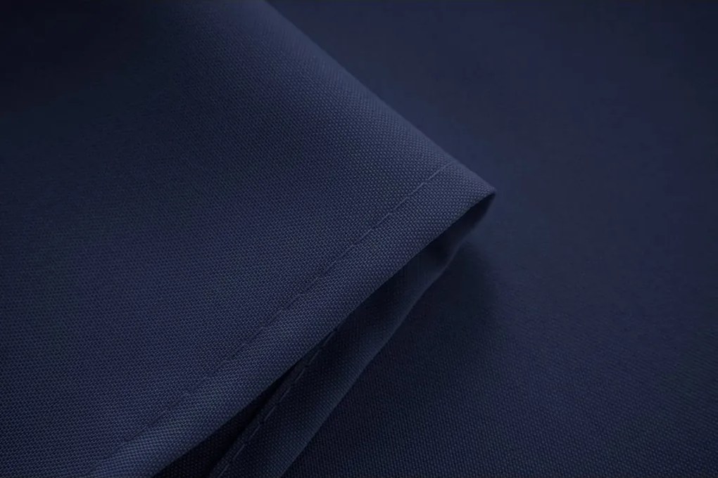 Zasłona OXFORD LIGHT 140x270 cm, ciemnoniebieska Zawieszanie: Taśma z wiązaniami