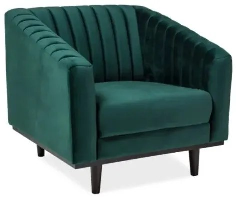 Fotel do salonu ASPREY VELVET 1 zielony SIGNAL