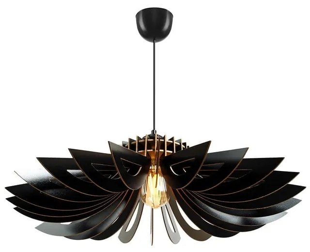 Czarna lampa wisząca ø 68 cm – Opviq lights