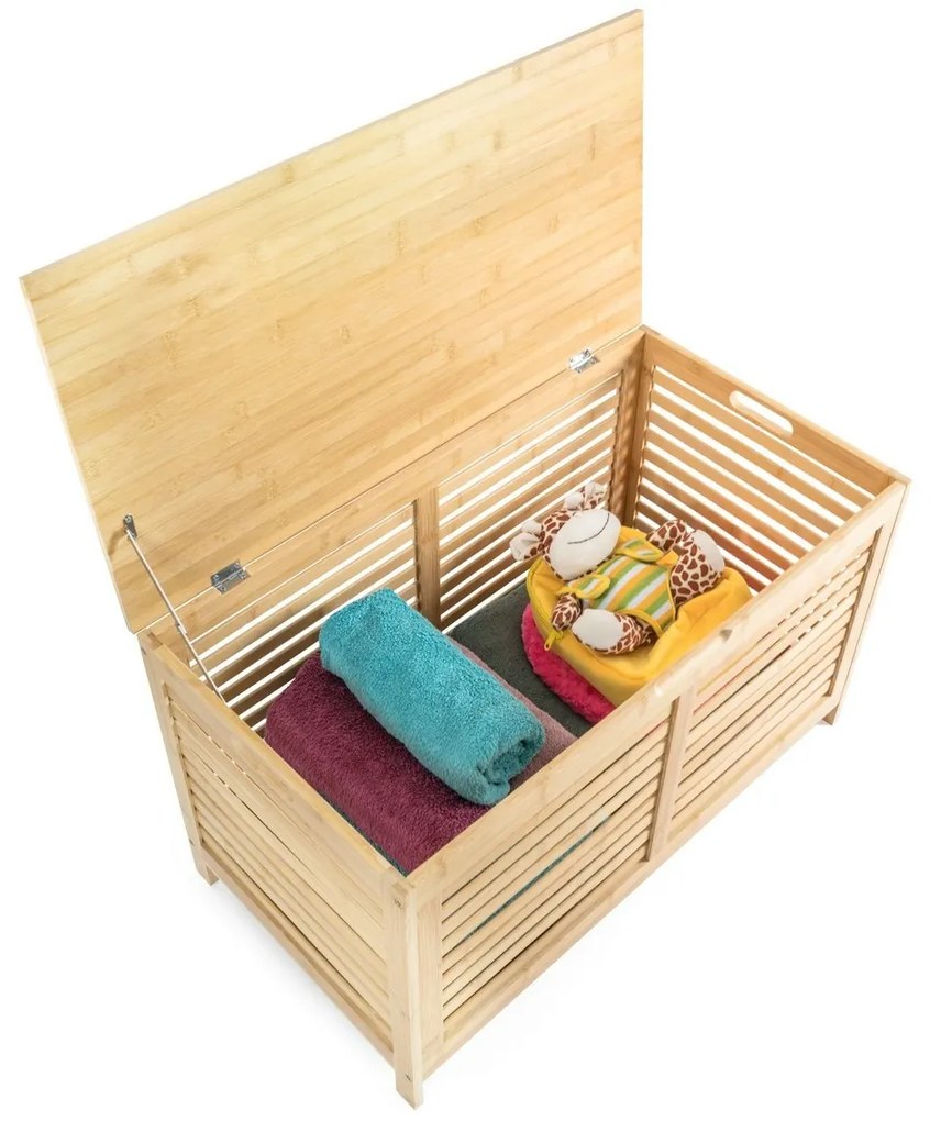 Pojemnik do przechowywania G21 76 x 40 x 45 cm, bambusowy