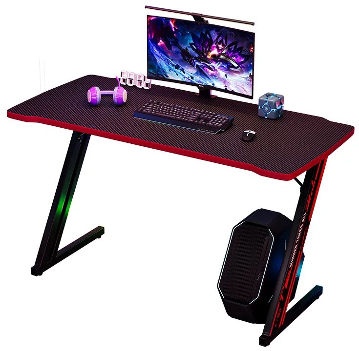 Biurko Gamingowe Komputerowe dla gracza Carbon 140x60