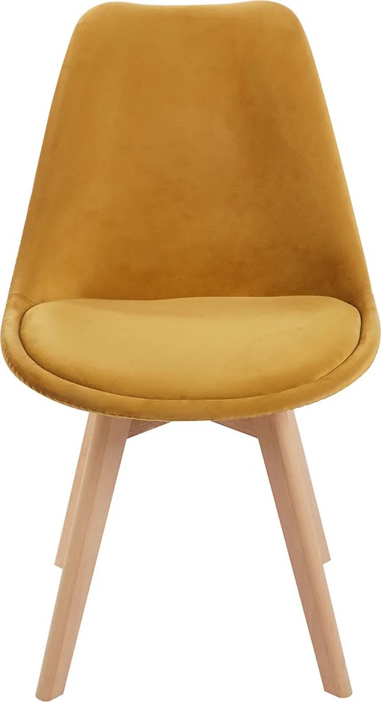 Zestaw 4 Krzese Synk Aksamitne