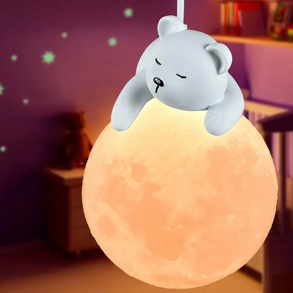 LAMPA SUFITOWA WISZĄCA WHITE BEAR APP1597-1CP