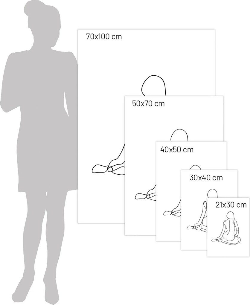 Plakat Figure Line I
