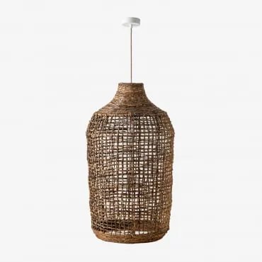 Lampa Sufitowa Ogrodowa Arantxa Naturalny - Biała & Ø40 Cm Arantxa - Sklum