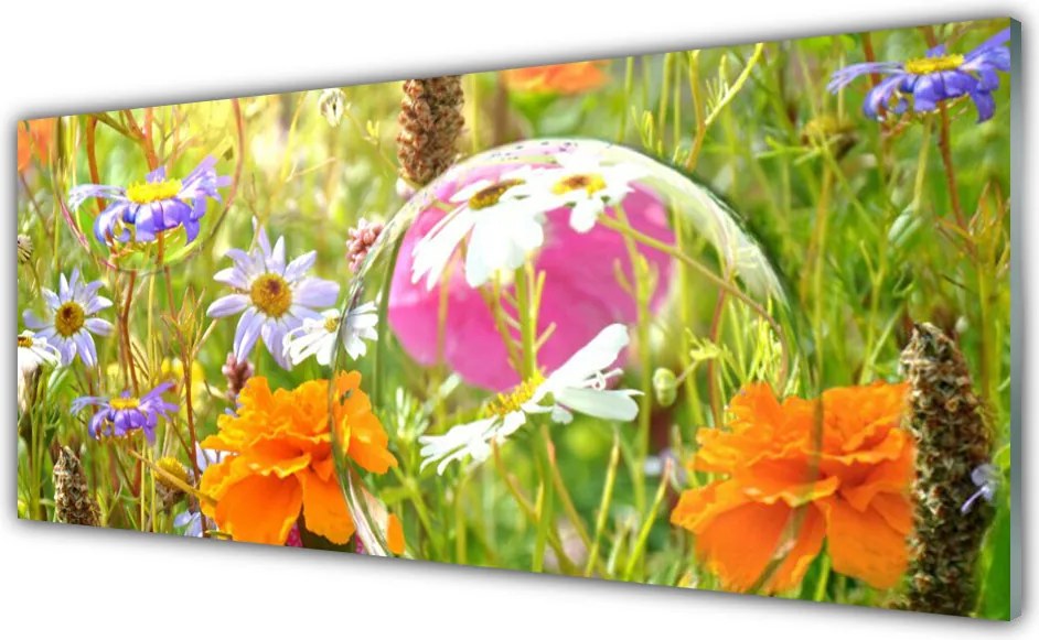 Panel Kuchenny Świeżość Kwiatów Ogrodowych