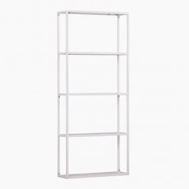 Modułowa Półka Ścienna 60 Cm Ze Stali Thura Gardenia Biel - Sklum